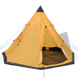 Vidaxl Tent 4-Person Yellow