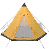 Tenda Vidaxl Giallo di 4 persone