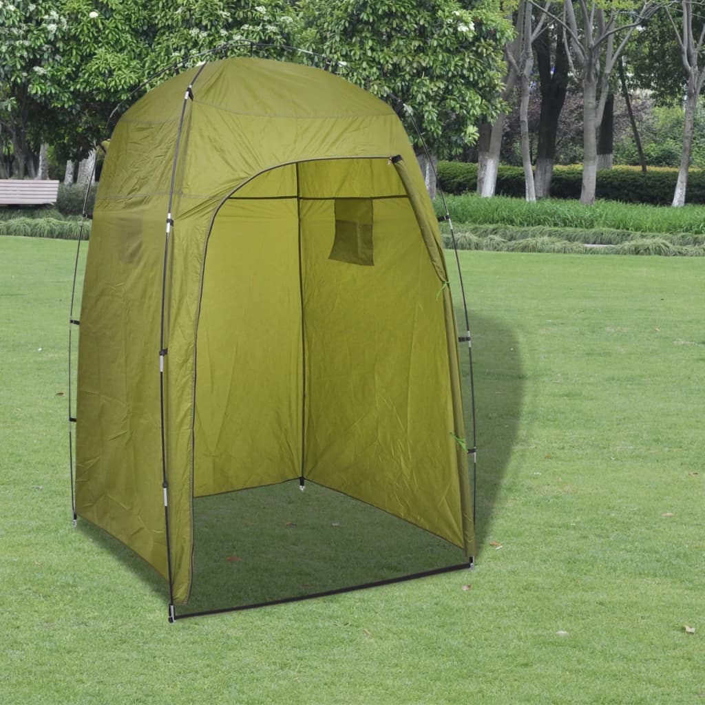 Vidaxl Shower WC Changing Card Tent Green