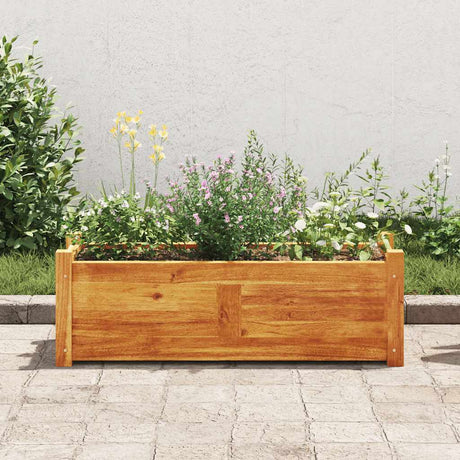 Vidaxl Planter a augmenté 76x27.6x25 cm Acaciahout