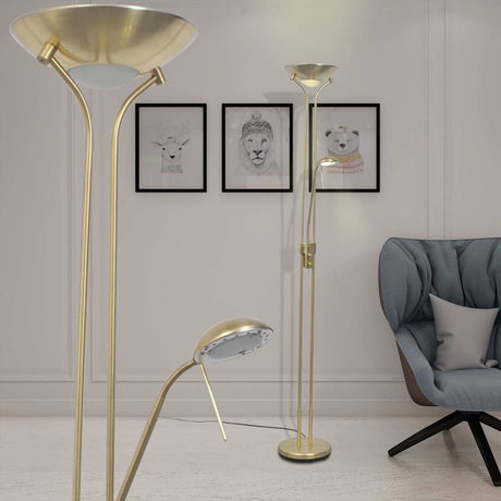 Lampadaire Vidaxl LED dimmable 23 W