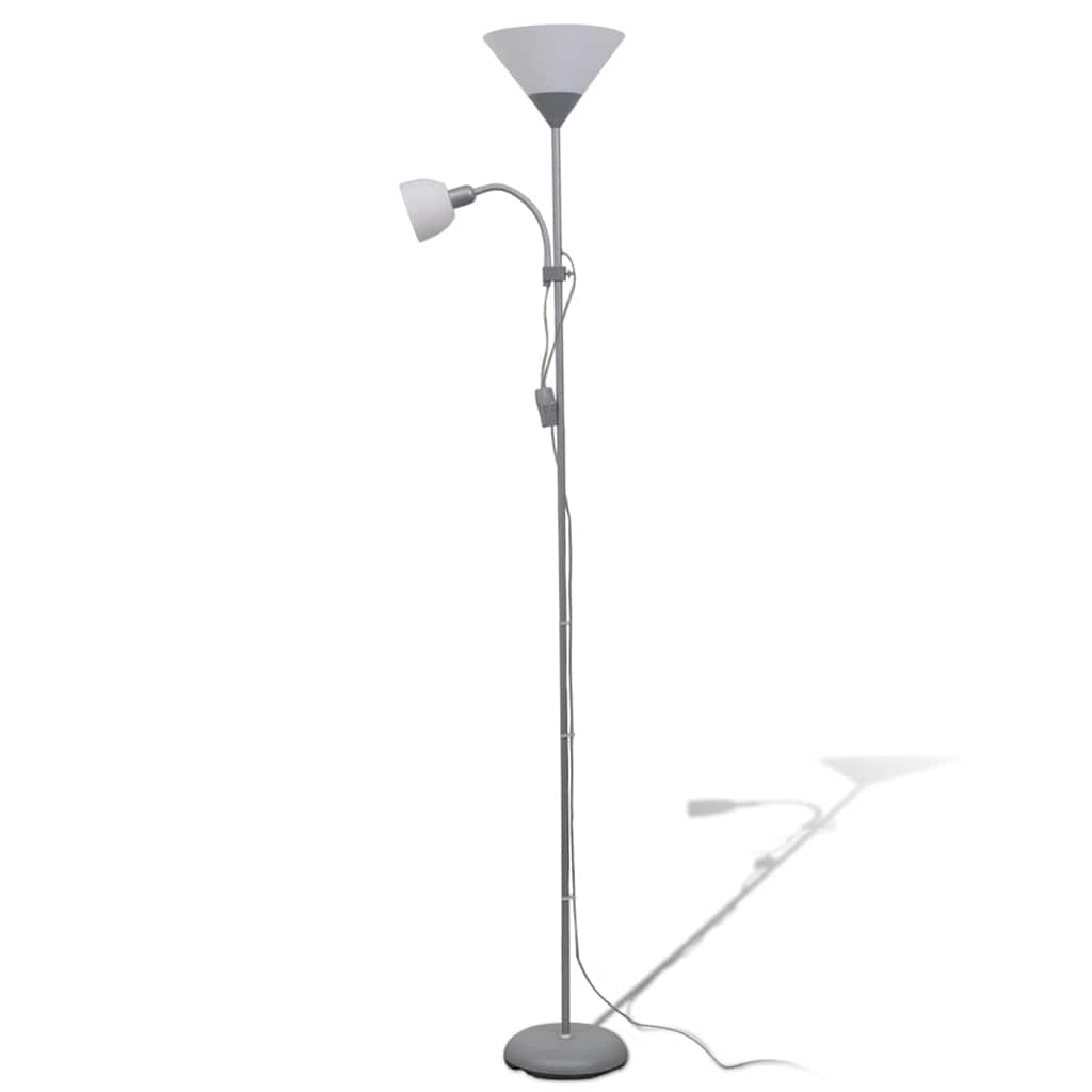Lampadaire vidaxl gris