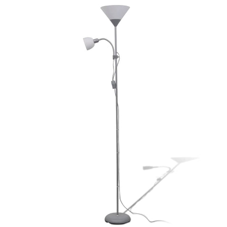 Lampadaire vidaxl gris