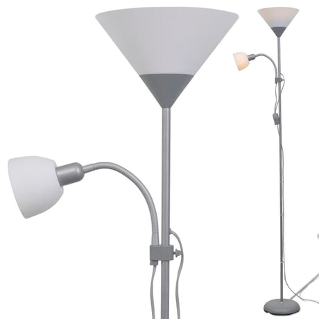 Lampadaire vidaxl gris