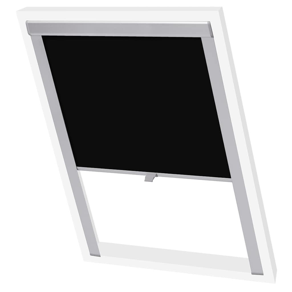 Vidaxl rouleau aveugle accablant noir c02