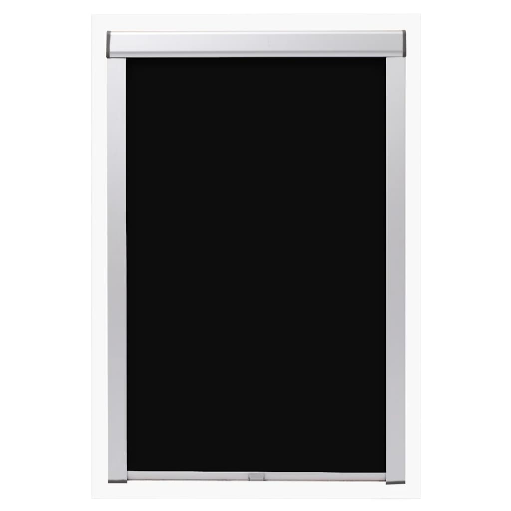 Vidaxl rouleau aveugle accablant noir c02