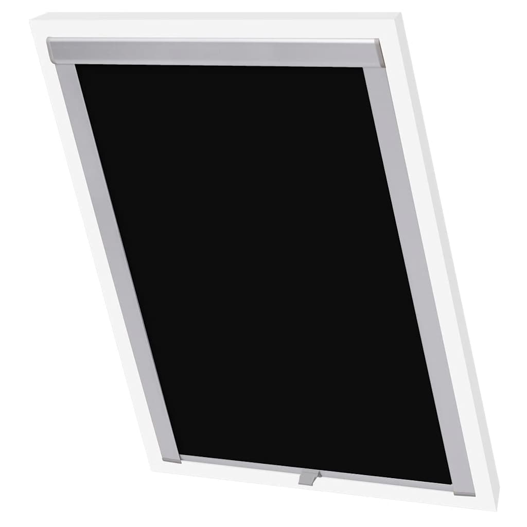 Vidaxl rouleau aveugle accablant noir s08 608