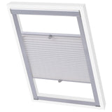Vidaxl rouleau aveugle plissé blanc 104