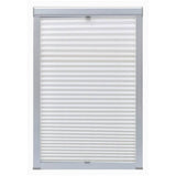 Vidaxl rouleau aveugle plissé blanc 104
