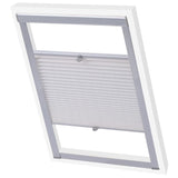 Vidaxl Roller Blind Pliathed White C02