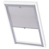 Vidaxl rouleau aveugle plissé blanc c02
