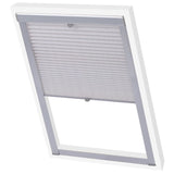 Vidaxl Roller blind pleated white M04 304