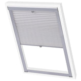 Vidaxl rouleau aveugle plissé blanc p06 406