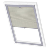 Vidaxl Roller Blind Pliseat Cream C04