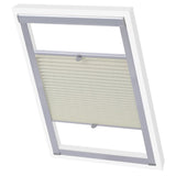 Vidaxl Roller Blind Plisated Cream M08 308