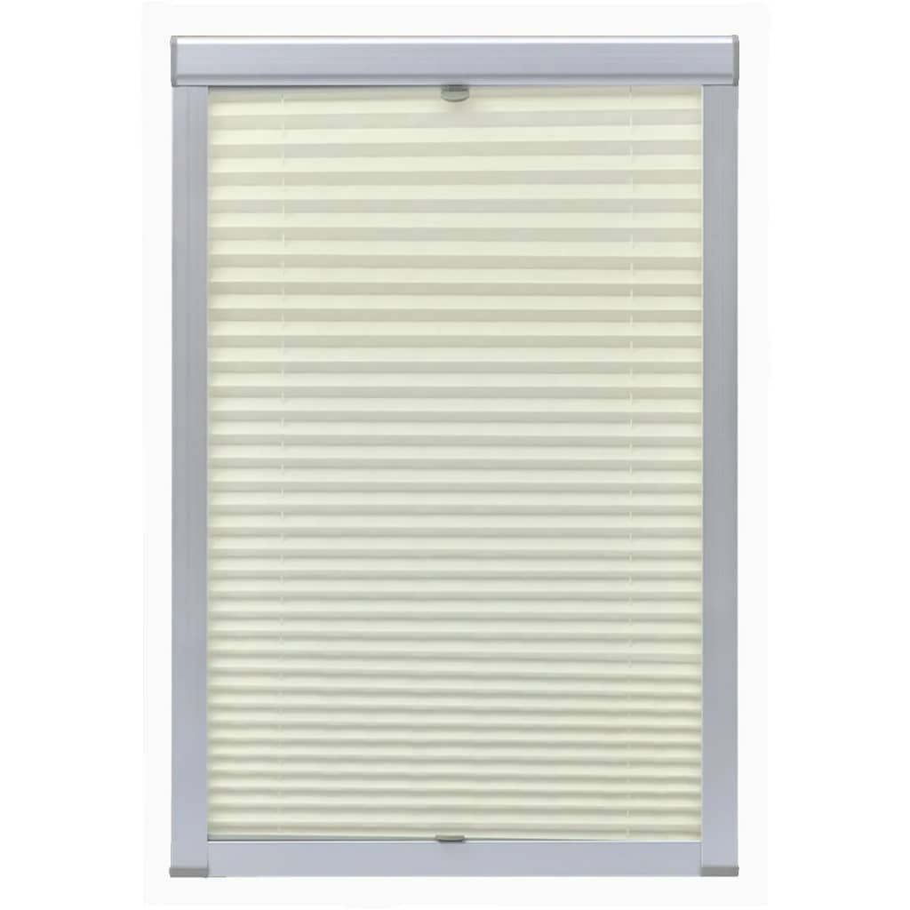 Vidaxl Roller Blind Plisated Cream M08 308