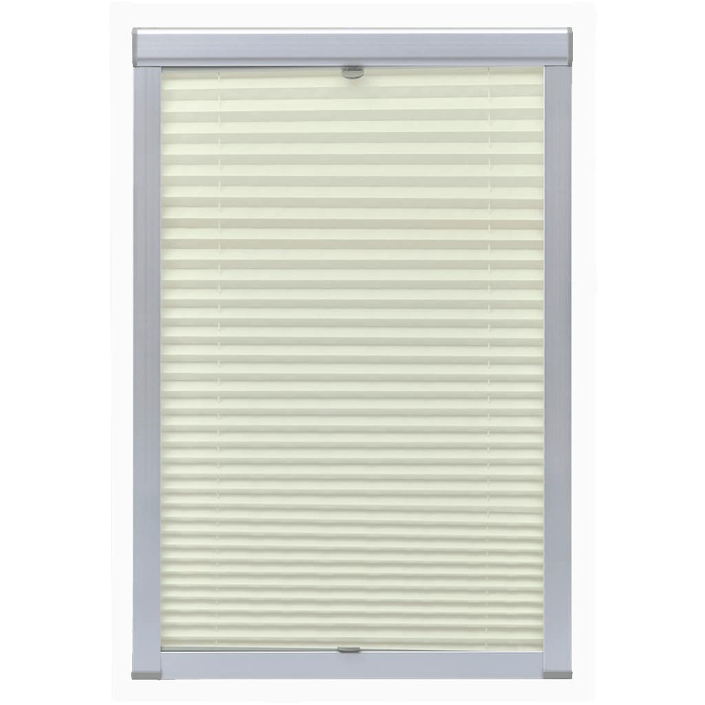 Vidaxl Roller Blind Plissed Cream S08 608