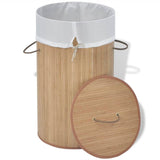 Vidaxl laundry basket around bamboo of course