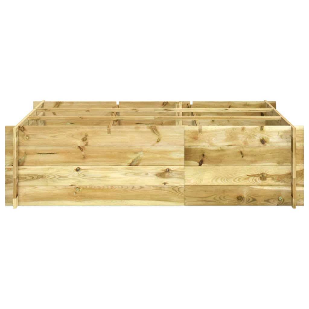 Vidaxl Planter erhéicht 150x100x40 cm imprägnéiert Holz