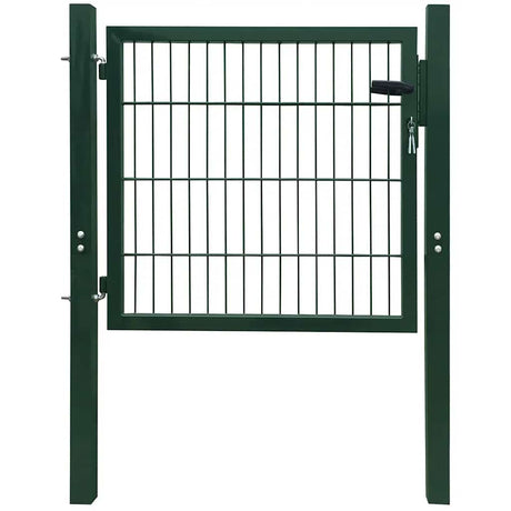 Port vidaxl 105x150 cm en acier vert