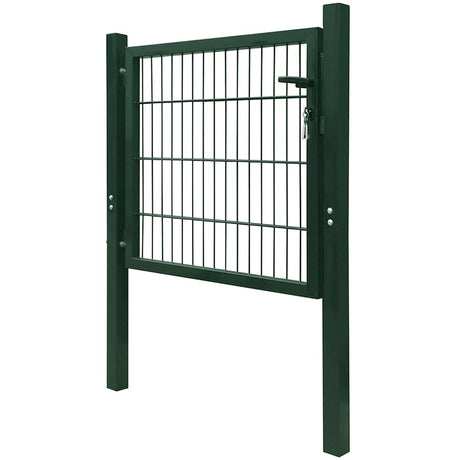 Port vidaxl 105x150 cm en acier vert