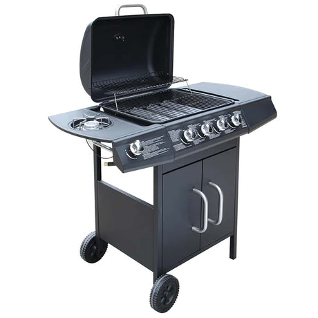 Vidaxl GasbarBecue 4 + 1 Zone de cuisson noire