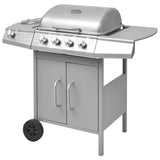 Vidaxl GasbarBecue 4 + 1 Zone de cuisson Silver