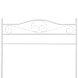 Vidaxl Clothing Rack en acier blanc