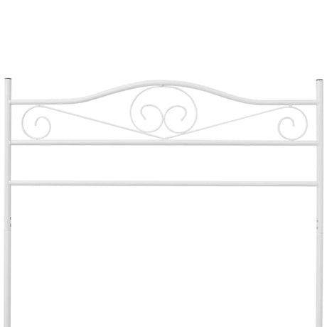 Vidaxl Clothing Rack en acier blanc