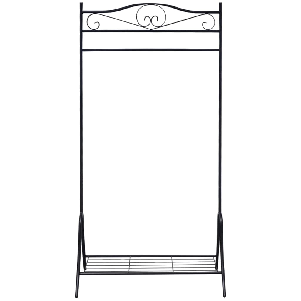 Vidaxl clothes rack steel black