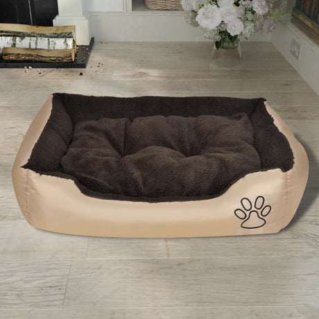 Vidaxl Dog Panier brun et beige xxl
