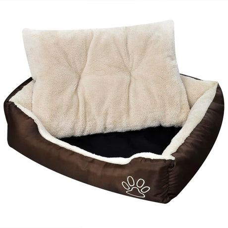 Vidaxl Chien lit marron et beige xxl