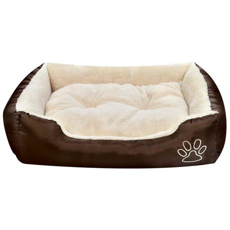 Vidaxl Chien lit marron et beige xxl