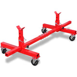 Vidaxl Mobil Axle Support Leg Red