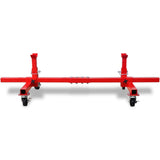 Vidaxl Mobile Axle Support Ben Red