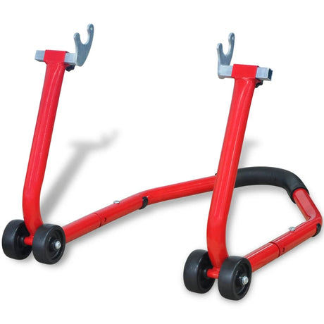 Vidaxxl roue arrière moto standard rouge