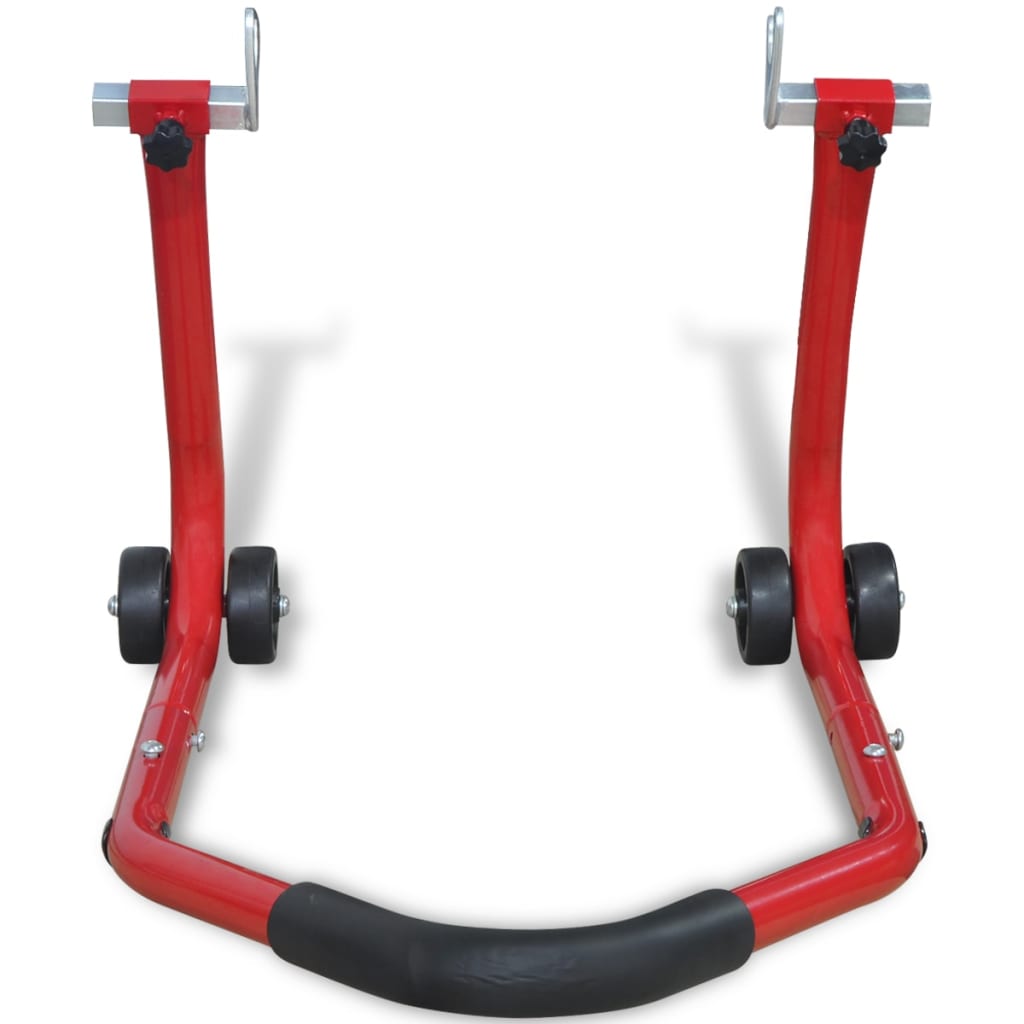Vidaxxl roue arrière moto standard rouge