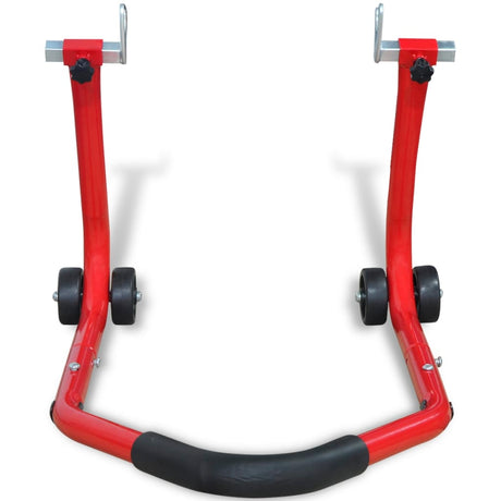 Vidaxxl roue arrière moto standard rouge