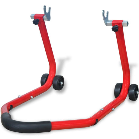 Vidaxxl roue arrière moto standard rouge