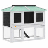 Vidaxl animal loft deux étages de bois