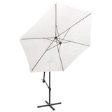 Vidaxl Parasol flottant 3 m sable blanc