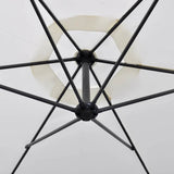 Vidaxl Parasol flottant 3 m sable blanc