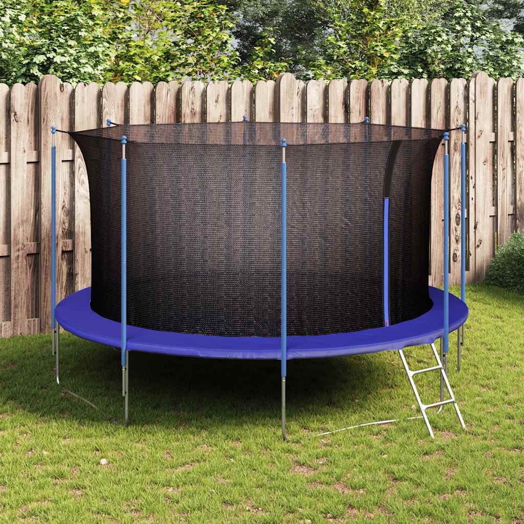Net de sécurité vidaxl pour le trampoline ronde de 3,96 m