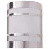 Lampe murale Vidaxl pour l'acier inoxydable clair extérieur