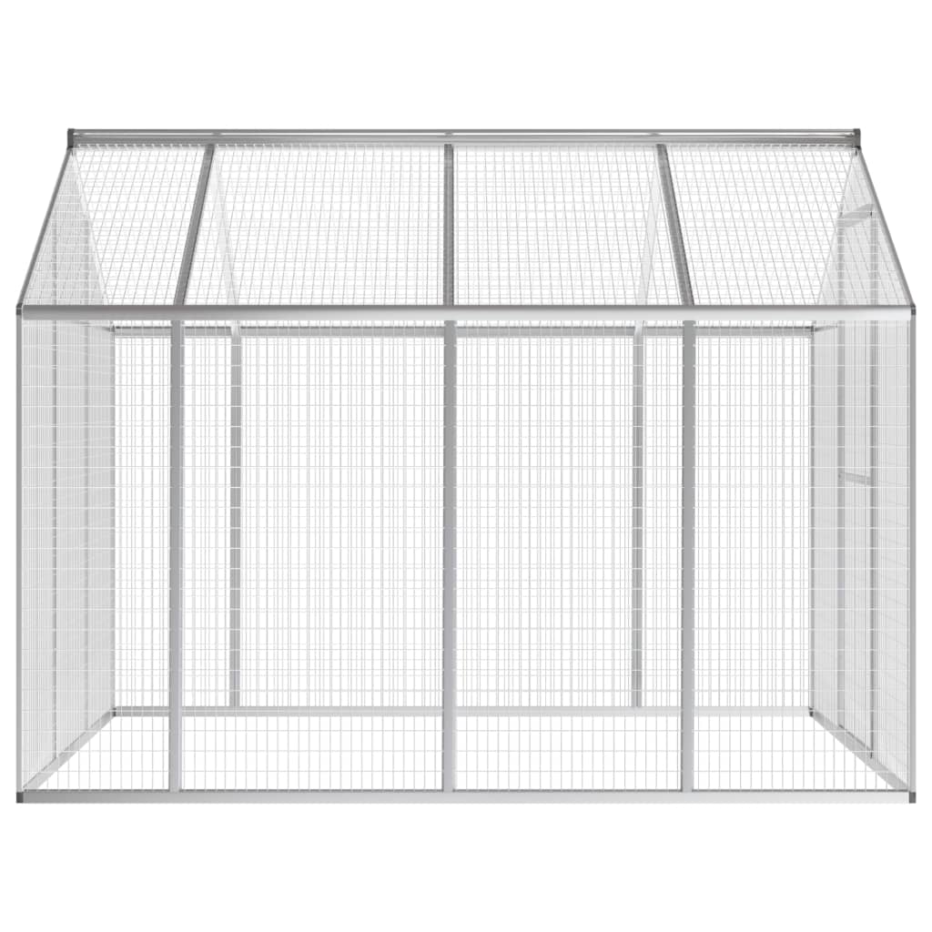 Vidaxl Aviary 178x242x192 cm aluminium