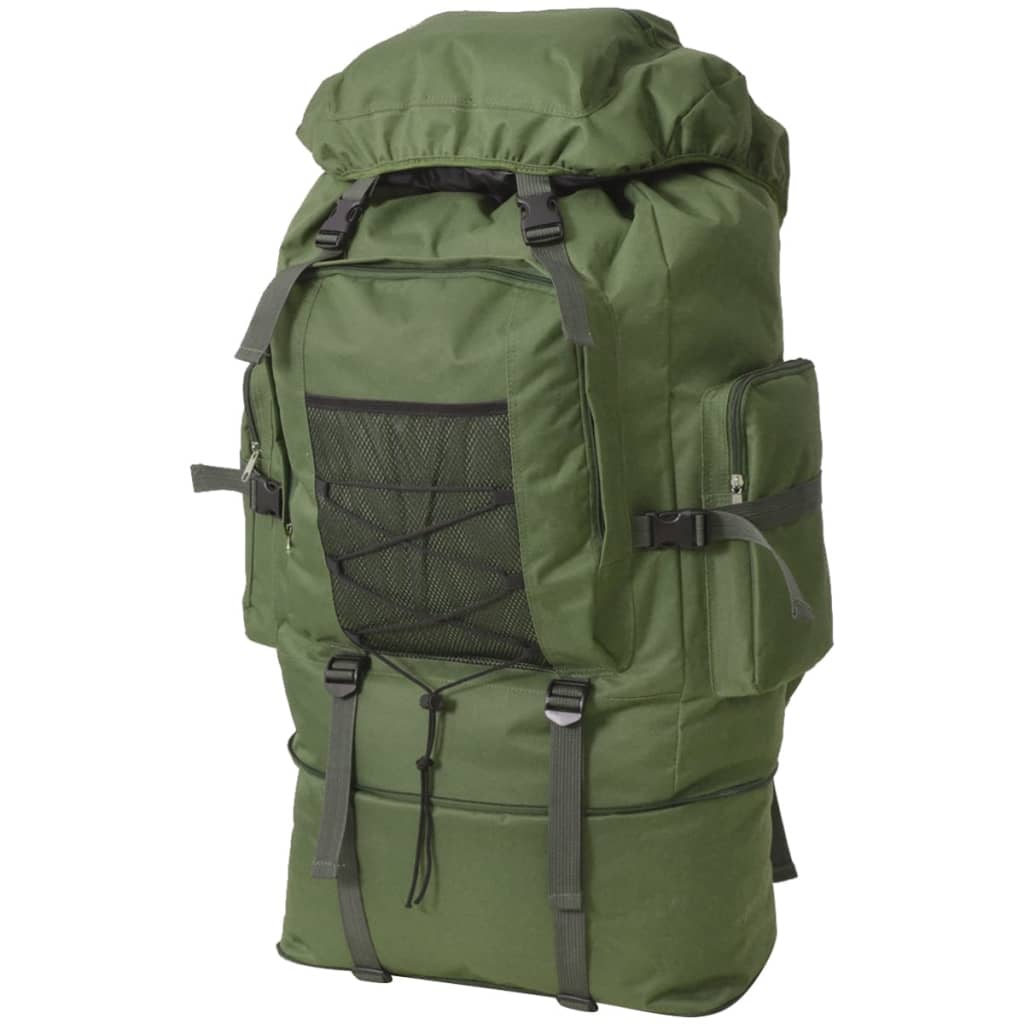 Vidaxl Backpack Army style XXL 100 L Green