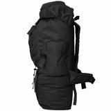 Vidaxl Backpack Army Style xxl 100 L noir