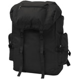 Vidaxl Backpack Army Style 65 L Black