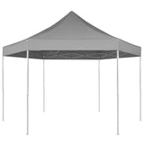 Vidaxl PartyTent pop-up Hexagonal pliage 3,6x3,1 m gris