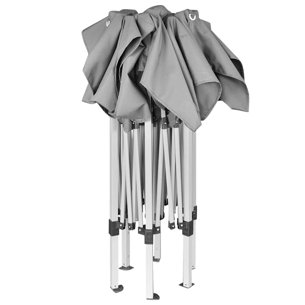 Vidaxl PartyTent pop-up Hexagonal pliage 3,6x3,1 m gris